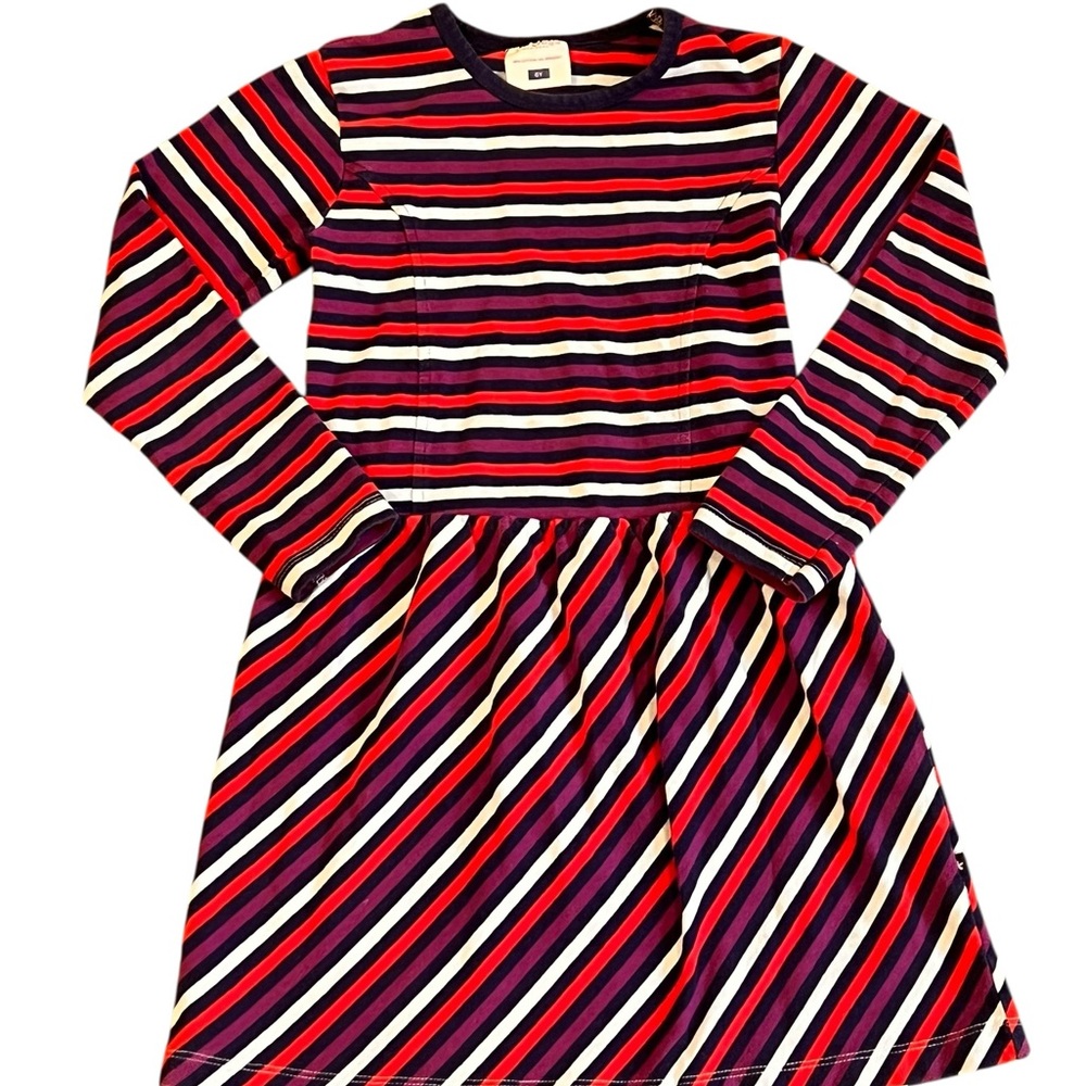 Toobydoo, Girls Long Sleeve Cotton Dress, Size 6